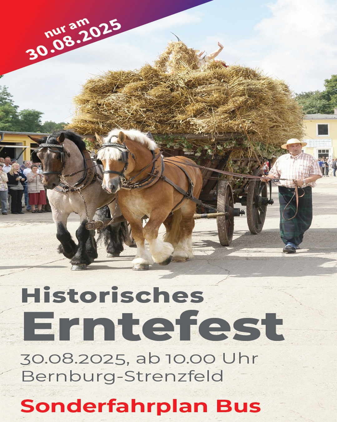 Historisches Erntefest am 30.08.2025